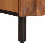Casa si Gradina - Mobilier - Seturi de mobilier - Seturi baie - Seturi de baie cu raft Maro Acacia Finisat Lemn de mango solid - Infinity.ro