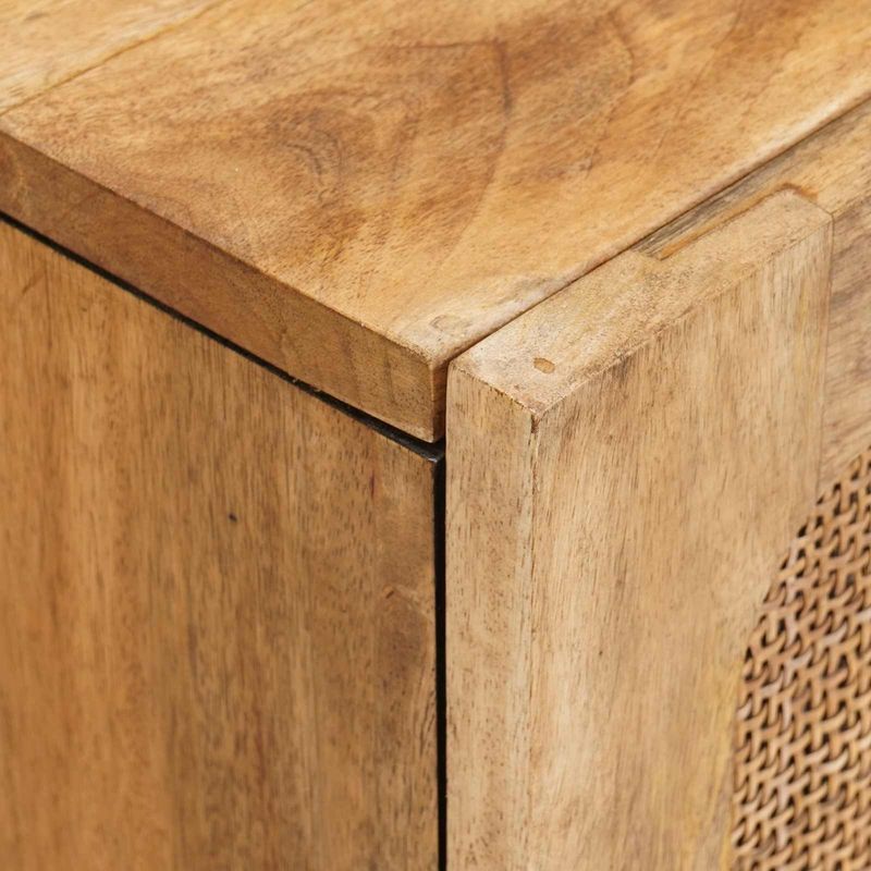 Casa si Gradina - Mobilier - Seturi de mobilier - Seturi baie - Seturi de baie cu sertar cu raft natural Lemn de mango solid - Infinity.ro