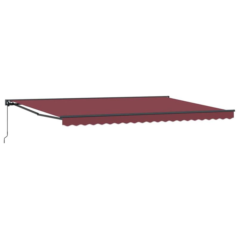 Casa si Gradina - Gradina si terasa - Umbrele si pavilioane - Pavilioane - Cortina Retractabila Burgundy 500 × 300 cm Poliester si metal - Infinity.ro