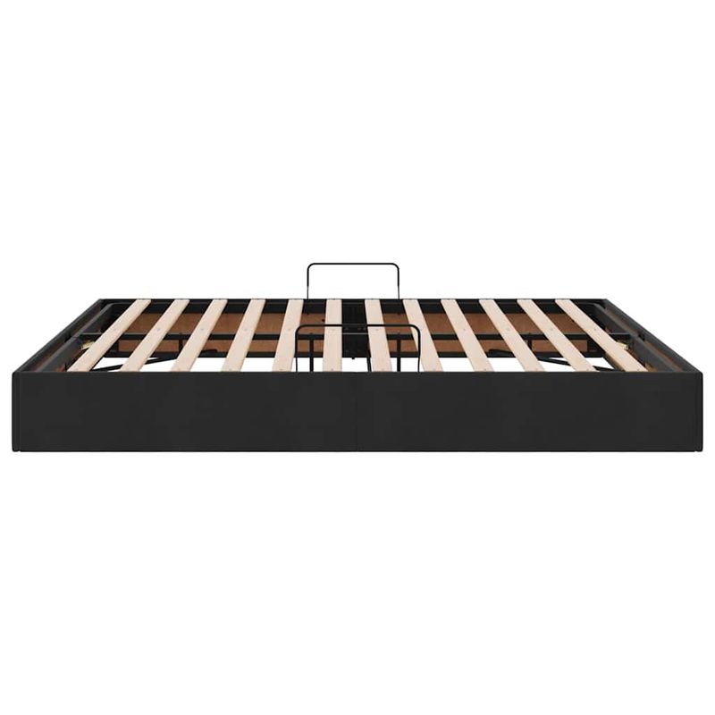 Casa si Gradina - Mobilier - Paturi si accesorii - Paturi - Pat cu storage cu saltea Negru 180 x 200 cm Catifea - Infinity.ro