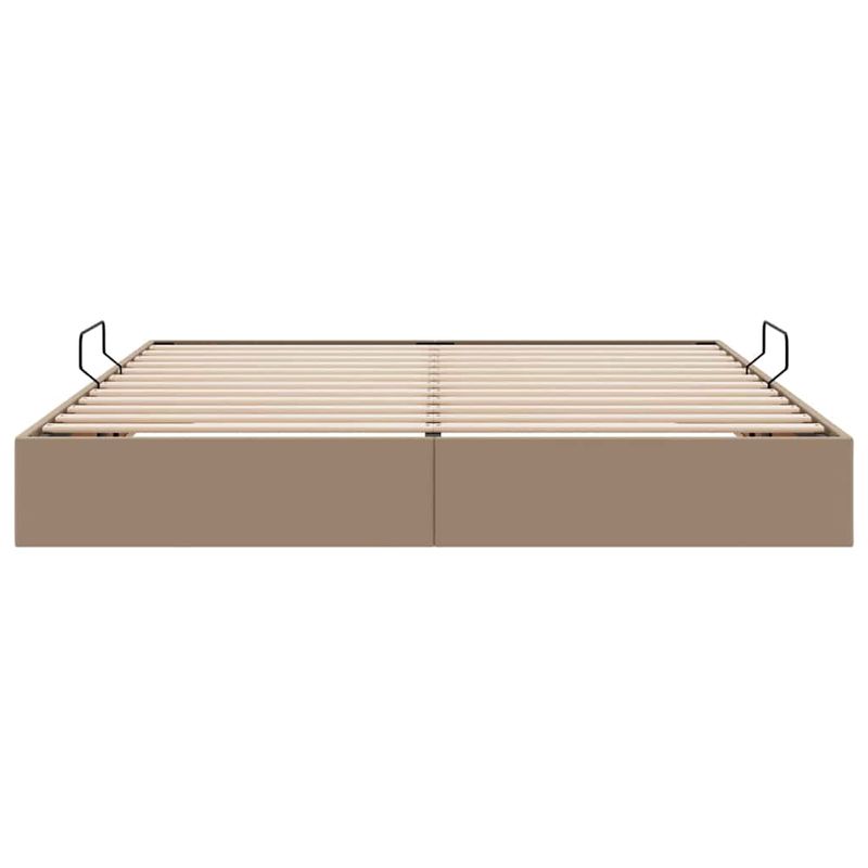 Casa si Gradina - Mobilier - Paturi si accesorii - Paturi - Pat cu storage Cappuccino 180 x 200 cm Piele artificiala - Infinity.ro