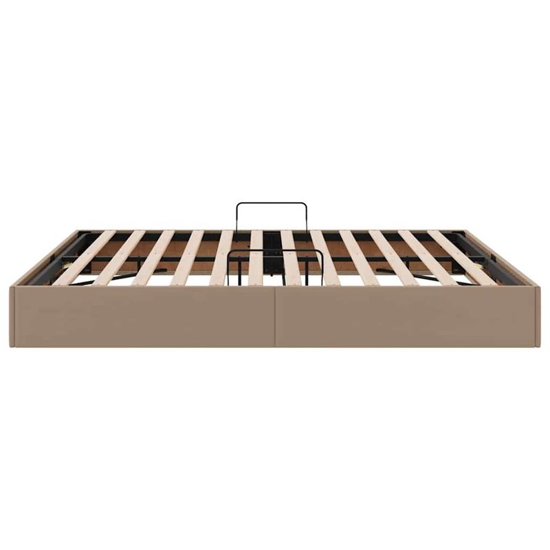 Casa si Gradina - Mobilier - Paturi si accesorii - Paturi - Pat cu storage Cappuccino 180 x 200 cm Piele artificiala - Infinity.ro