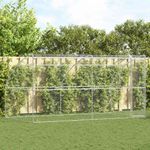 Petshop - Accesorii petshop - Culcusuri si custi - Custi interior si exterior - Cusca pentru caini 2 pcs Argintiu 4 x 2 x 2 m Otel - Infinity.ro