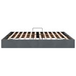Casa si Gradina - Mobilier - Paturi si accesorii - Paturi - Pat cu storage cu saltea Gri inchis 180 x 200 cm Catifea - Infinity.ro