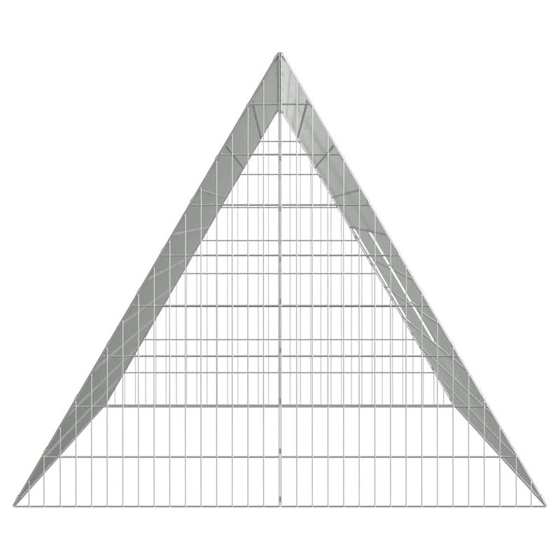 Petshop - Accesorii petshop - Culcusuri si custi - Custi interior si exterior - Cusca pentru pui Argintiu 215 x 100 x 85 cm Otel Galvanizat - Infinity.ro