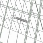 Petshop - Accesorii petshop - Culcusuri si custi - Custi interior si exterior - Cusca pentru pui Argintiu 110 x 55 x 55 cm Otel Galvanizat - Infinity.ro