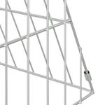 Petshop - Accesorii petshop - Culcusuri si custi - Custi interior si exterior - Cusca pentru pui Argintiu 110 x 55 x 55 cm Otel Galvanizat - Infinity.ro