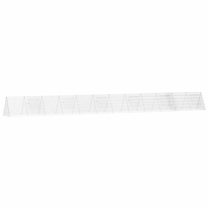 Petshop - Accesorii petshop - Culcusuri si custi - Custi interior si exterior - Cusca pentru pui Argintiu 650 x 55 x 55 cm Otel Galvanizat - Infinity.ro