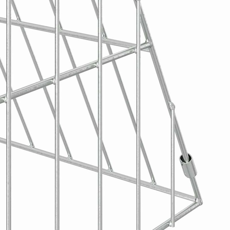 Petshop - Accesorii petshop - Culcusuri si custi - Custi interior si exterior - Cusca pentru pui Argintiu 650 x 55 x 55 cm Otel Galvanizat - Infinity.ro