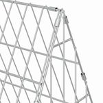 Petshop - Accesorii petshop - Culcusuri si custi - Custi interior si exterior - Cusca pentru pui Argintiu 650 x 55 x 55 cm Otel Galvanizat - Infinity.ro