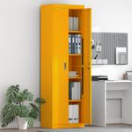 Casa si Gradina - Mobilier - Dulapuri si sifoniere - Dulapuri - Dulap de depozitare 2 pcs Galben mustar 60 x 40 x 200 cm - Infinity.ro