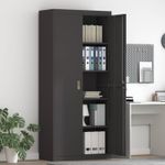 Casa si Gradina - Mobilier - Dulapuri si sifoniere - Dulapuri - Dulap de depozitare cu depozitare 2 pcs Negru 90 x 40 x 200 cm - Infinity.ro