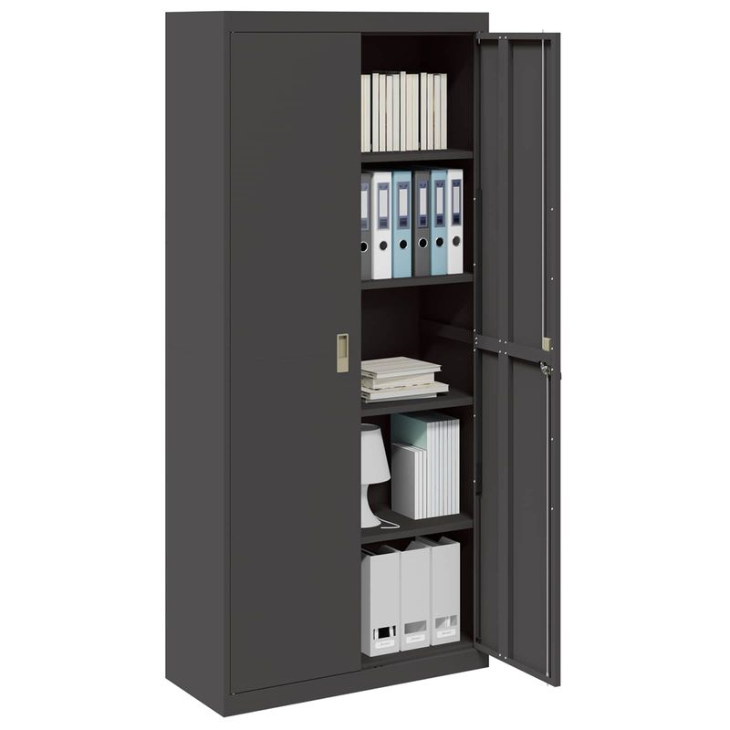 Casa si Gradina - Mobilier - Dulapuri si sifoniere - Dulapuri - Dulap de depozitare cu depozitare 2 pcs Negru 90 x 40 x 200 cm - Infinity.ro