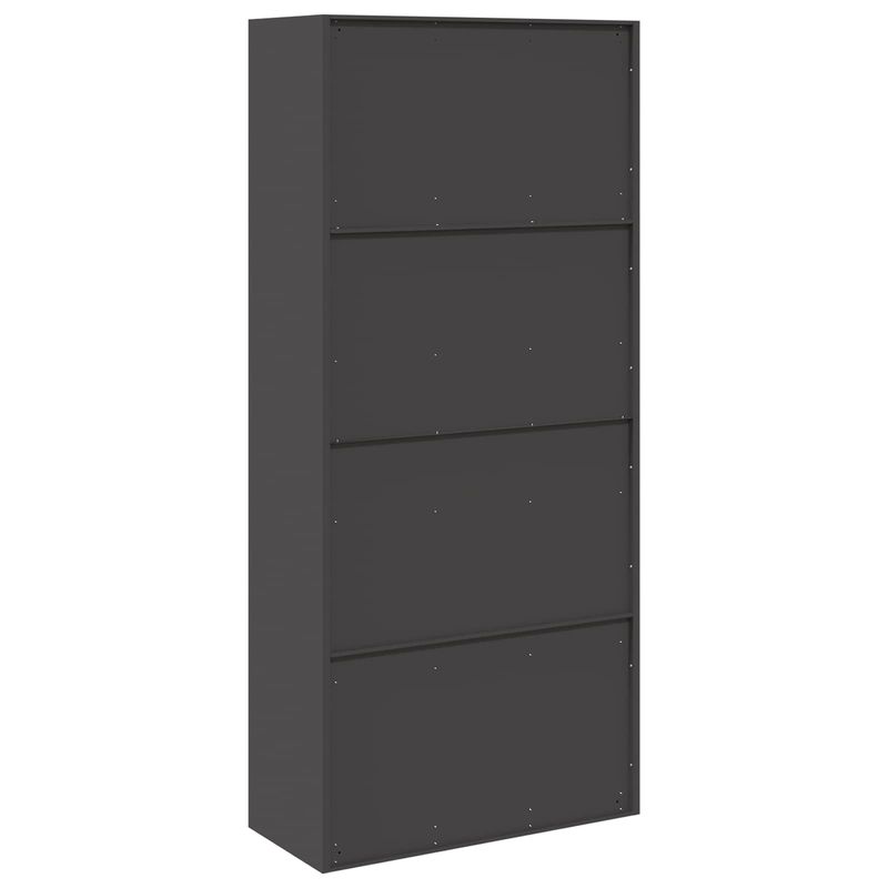 Casa si Gradina - Mobilier - Dulapuri si sifoniere - Dulapuri - Dulap de depozitare cu depozitare 2 pcs Negru 90 x 40 x 200 cm - Infinity.ro