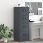 Casa si Gradina - Mobilier - Dulapuri si sifoniere - Dulapuri - Dulap pentru Fisiere cu raft 2 pcs Antracit 44 x 50 x 106.5 cm - Infinity.ro