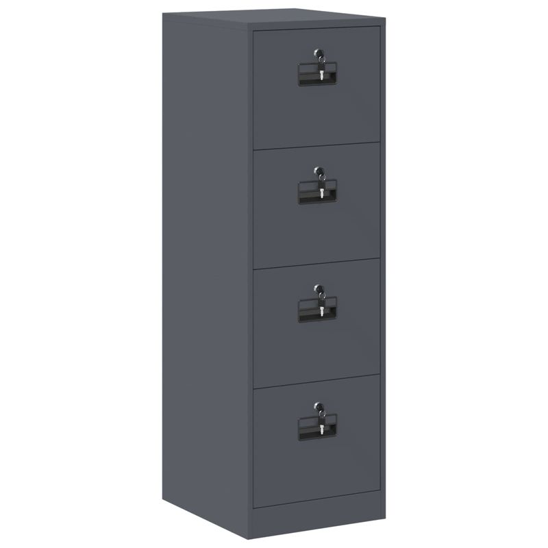 Casa si Gradina - Mobilier - Dulapuri si sifoniere - Dulapuri - Dulap pentru Fisiere cu raft 2 pcs Antracit 44 x 50 x 106.5 cm - Infinity.ro