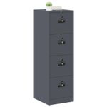 Casa si Gradina - Mobilier - Dulapuri si sifoniere - Dulapuri - Dulap pentru Fisiere cu raft 2 pcs Antracit 44 x 50 x 106.5 cm - Infinity.ro