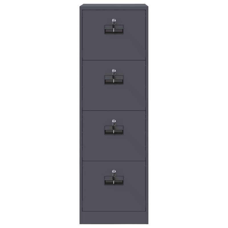 Casa si Gradina - Mobilier - Dulapuri si sifoniere - Dulapuri - Dulap pentru Fisiere cu raft 2 pcs Antracit 44 x 50 x 106.5 cm - Infinity.ro