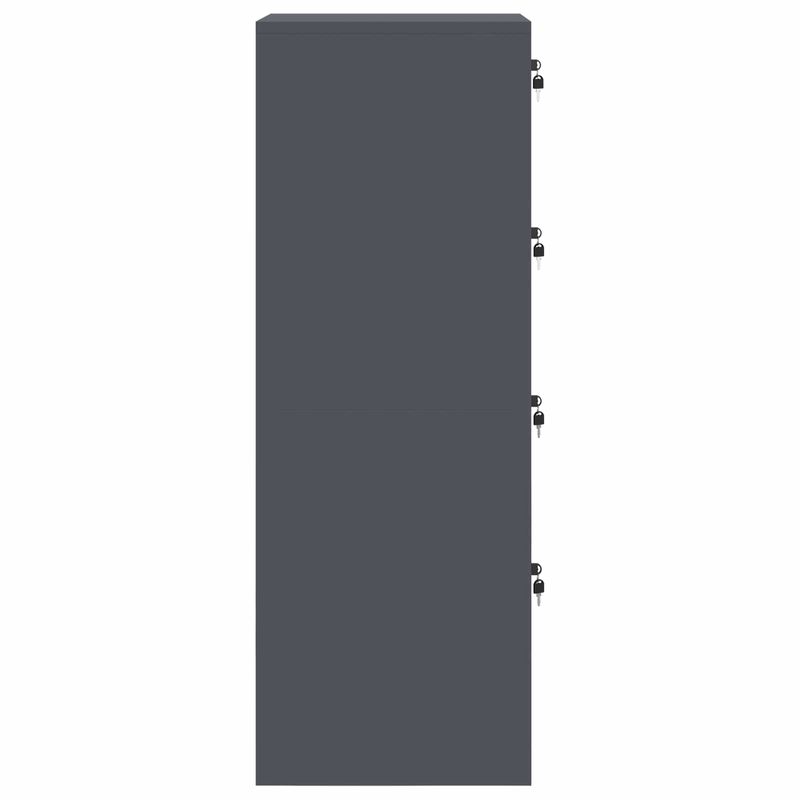 Casa si Gradina - Mobilier - Dulapuri si sifoniere - Dulapuri - Dulap pentru Fisiere cu raft 2 pcs Antracit 44 x 50 x 106.5 cm - Infinity.ro