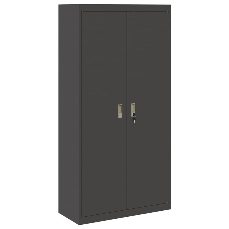 Casa si Gradina - Mobilier - Dulapuri si sifoniere - Dulapuri - Dulap de depozitare cu depozitare 2 pcs Negru 90 x 40 x 180 cm - Infinity.ro