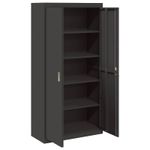 Casa si Gradina - Mobilier - Dulapuri si sifoniere - Dulapuri - Dulap de depozitare cu depozitare 2 pcs Negru 90 x 40 x 180 cm - Infinity.ro