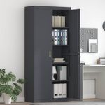 Casa si Gradina - Mobilier - Dulapuri si sifoniere - Dulapuri - Dulap de depozitare 2 pcs Antracit 90 x 40 x 200 cm - Infinity.ro