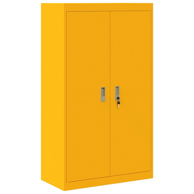 Casa si Gradina - Mobilier - Dulapuri si sifoniere - Dulapuri - Dulap de depozitare 2 pcs Galben mustar 80 x 40 x 140 cm - Infinity.ro
