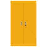 Casa si Gradina - Mobilier - Dulapuri si sifoniere - Dulapuri - Dulap de depozitare 2 pcs Galben mustar 80 x 40 x 140 cm - Infinity.ro