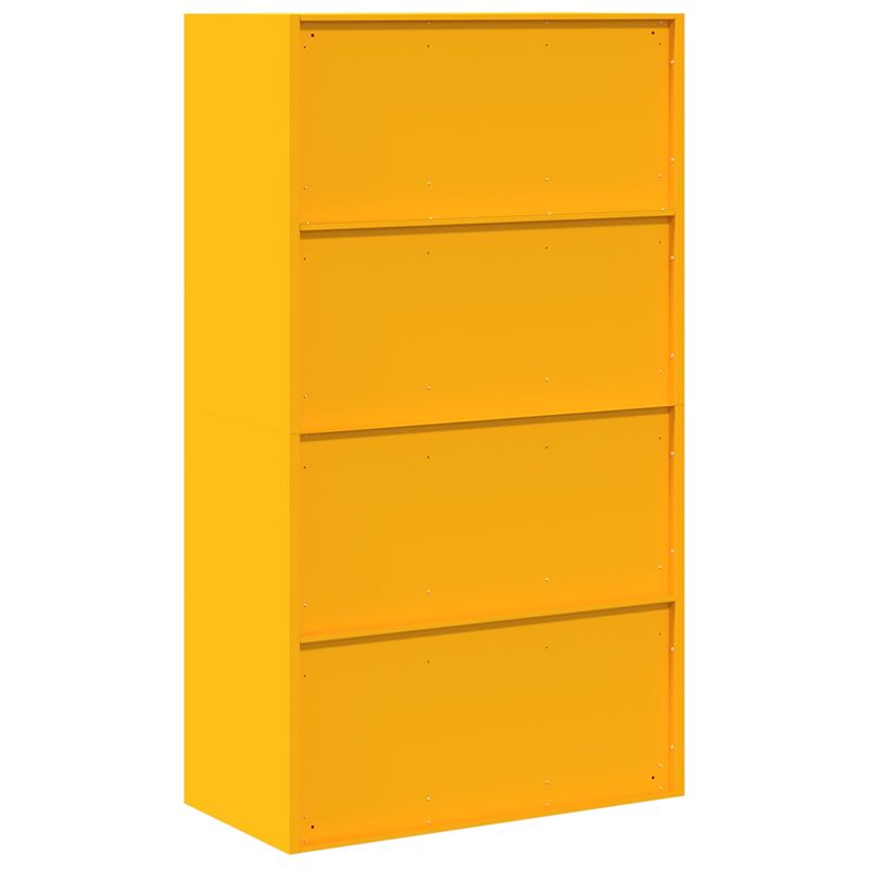 Casa si Gradina - Mobilier - Dulapuri si sifoniere - Dulapuri - Dulap de depozitare 2 pcs Galben mustar 80 x 40 x 140 cm - Infinity.ro