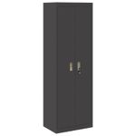 Casa si Gradina - Mobilier - Dulapuri si sifoniere - Dulapuri - Dulap de depozitare cu depozitare 2 pcs Negru 60 x 40 x 180 cm - Infinity.ro