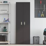 Casa si Gradina - Mobilier - Dulapuri si sifoniere - Dulapuri - Dulap de depozitare cu depozitare 2 pcs Negru 60 x 40 x 180 cm - Infinity.ro