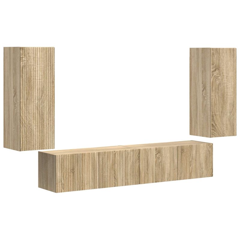 Casa si Gradina - Mobilier - Seturi de mobilier - Seturi living - Set de mobilier Stejar Sonoma 78,5 x 30 x 29,5 cm - Infinity.ro