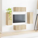 Casa si Gradina - Mobilier - Seturi de mobilier - Seturi living - Set de mobilier Stejar Sonoma 78,5 x 30 x 29,5 cm - Infinity.ro