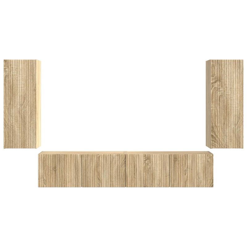 Casa si Gradina - Mobilier - Seturi de mobilier - Seturi living - Set de mobilier Stejar Sonoma 78,5 x 30 x 29,5 cm - Infinity.ro