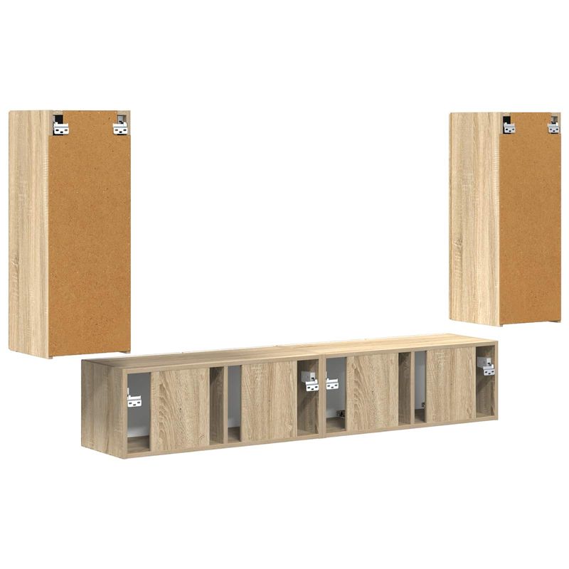 Casa si Gradina - Mobilier - Seturi de mobilier - Seturi living - Set de mobilier Stejar Sonoma 78,5 x 30 x 29,5 cm - Infinity.ro