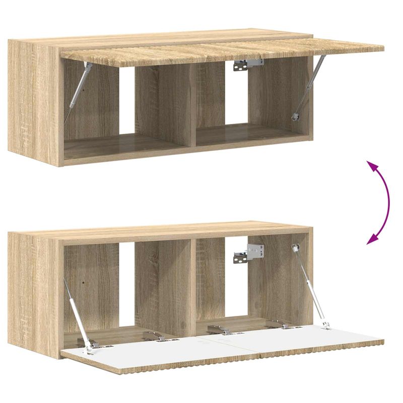 Casa si Gradina - Mobilier - Seturi de mobilier - Seturi living - Set de mobilier Stejar Sonoma 78,5 x 30 x 29,5 cm - Infinity.ro