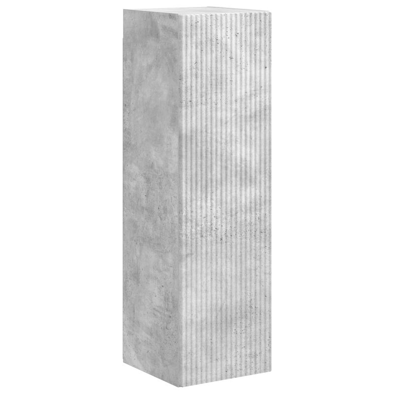 Casa si Gradina - Mobilier - Comode si corpuri - Comode - Set comoda TV Pe perete 3 pcs Gri din beton Lemn compozit - Infinity.ro