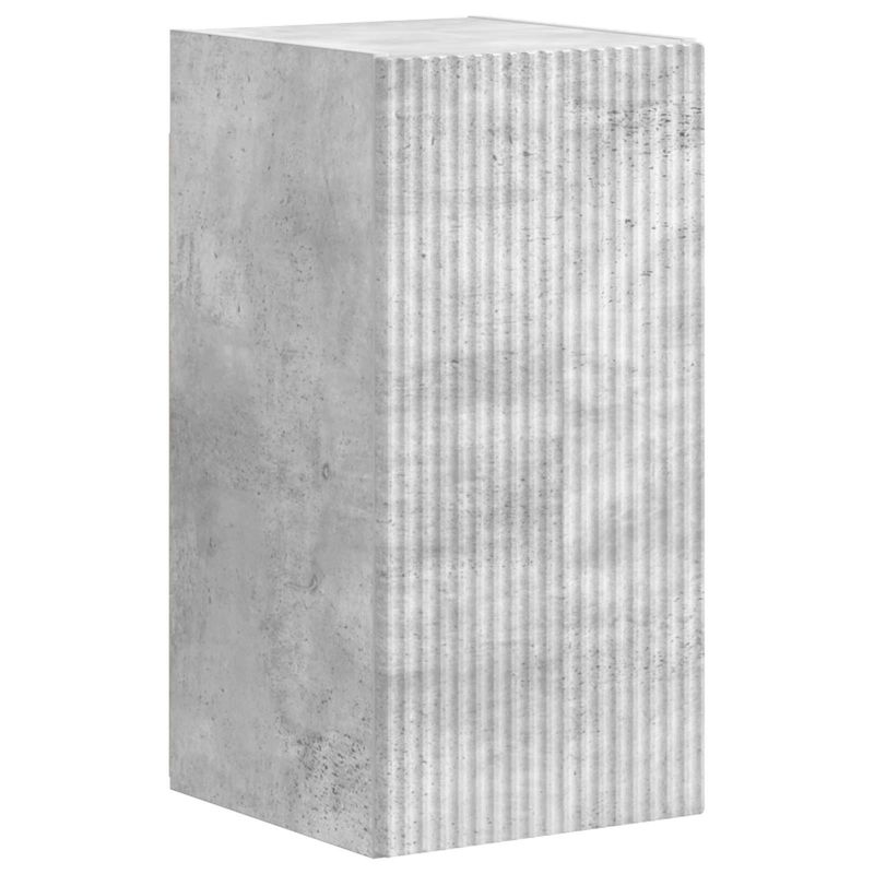 Casa si Gradina - Mobilier - Comode si corpuri - Comode - Set comoda TV Pe perete 3 pcs Gri din beton Lemn compozit - Infinity.ro