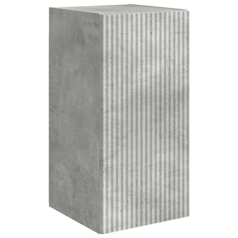 Casa si Gradina - Mobilier - Comode si corpuri - Comode - Set comoda TV Pe perete 6 pcs Gri din beton Lemn compozit - Infinity.ro