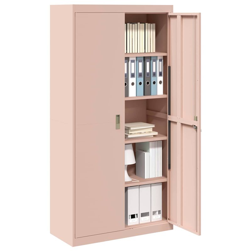 Casa si Gradina - Mobilier - Dulapuri si sifoniere - Dulapuri - Dulap de depozitare cu depozitare 2 pcs Roz 90 x 40 x 180 cm - Infinity.ro
