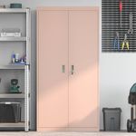 Casa si Gradina - Mobilier - Dulapuri si sifoniere - Dulapuri - Dulap de depozitare cu depozitare 2 pcs Roz 90 x 40 x 180 cm - Infinity.ro