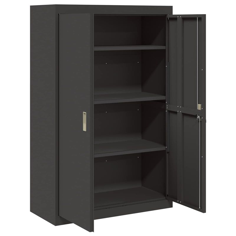 Casa si Gradina - Mobilier - Dulapuri si sifoniere - Dulapuri - Dulap de depozitare cu depozitare 2 pcs Negru 90 x 40 x 140 cm - Infinity.ro
