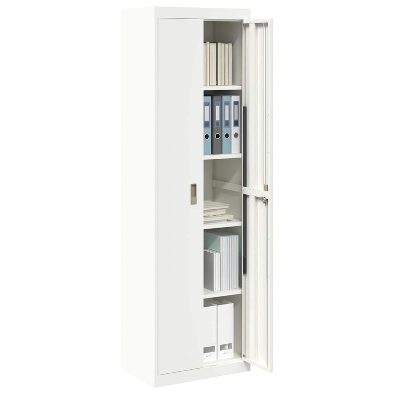 Casa si Gradina - Mobilier - Dulapuri si sifoniere - Dulapuri - Dulap de depozitare cu depozitare 2 pcs Alb 60 x 40 x 200 cm - Infinity.ro