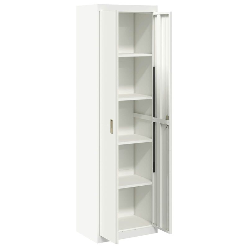 Casa si Gradina - Mobilier - Dulapuri si sifoniere - Dulapuri - Dulap de depozitare cu depozitare 2 pcs Alb 60 x 40 x 200 cm - Infinity.ro