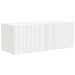 Casa si Gradina - Mobilier - Comode si corpuri - Comode - Set comoda TV Pe perete 3 pcs Alb Lemn compozit - Infinity.ro