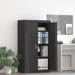 Casa si Gradina - Mobilier - Dulapuri si sifoniere - Dulapuri - Dulap de depozitare cu depozitare 2 pcs Negru 80 x 40 x 140 cm - Infinity.ro