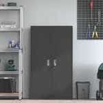 Casa si Gradina - Mobilier - Dulapuri si sifoniere - Dulapuri - Dulap de depozitare cu depozitare 2 pcs Negru 80 x 40 x 140 cm - Infinity.ro