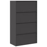 Casa si Gradina - Mobilier - Dulapuri si sifoniere - Dulapuri - Dulap de depozitare cu depozitare 2 pcs Negru 80 x 40 x 140 cm - Infinity.ro