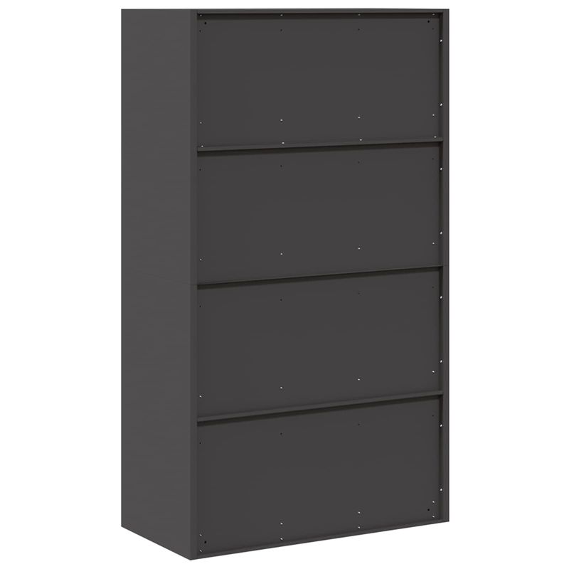 Casa si Gradina - Mobilier - Dulapuri si sifoniere - Dulapuri - Dulap de depozitare cu depozitare 2 pcs Negru 80 x 40 x 140 cm - Infinity.ro