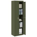 Casa si Gradina - Mobilier - Dulapuri si sifoniere - Dulapuri - Dulap de depozitare 2 pcs Verde masliniu 60 x 40 x 200 cm - Infinity.ro